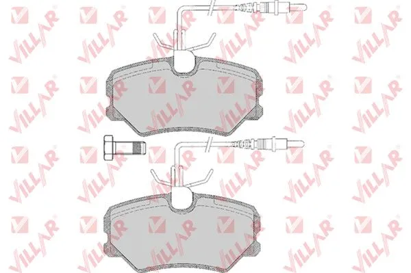 Brake Pad Set, disc brake (626.0636)