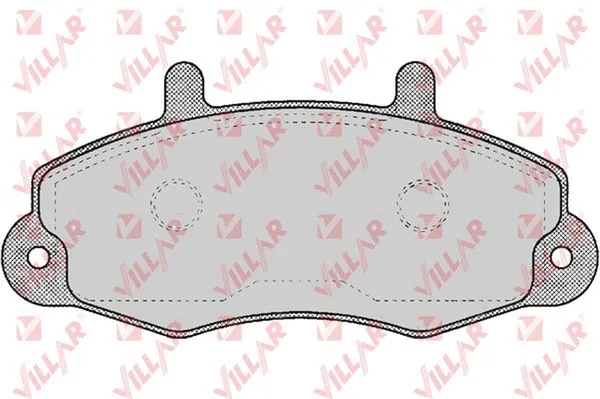Brake Pad Set, disc brake (626.0481)