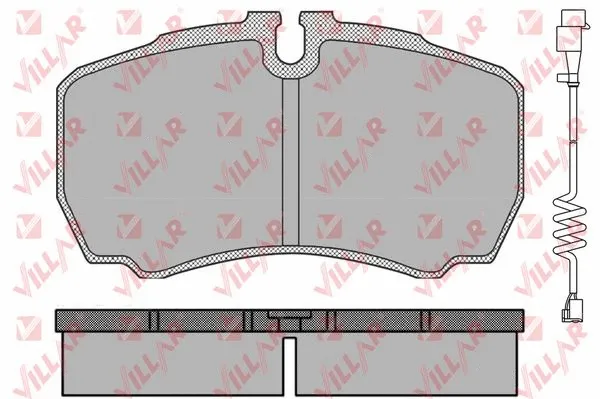 Brake Pad Set, disc brake (626.0830A)