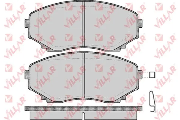 Brake Pad Set, disc brake (626.0570)