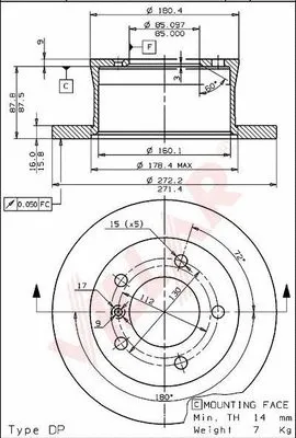 Brake Disc (628.0421)