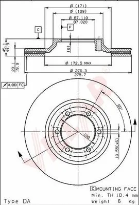 Brake Disc (628.1249)