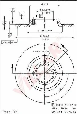 Brake Disc (628.1059)