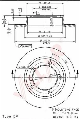 Brake Disc (628.1510)