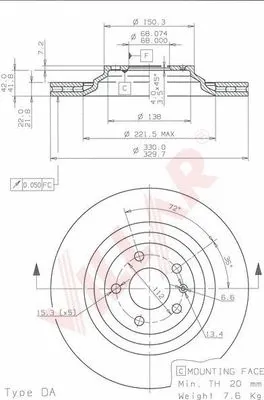 Brake Disc (628.1979)