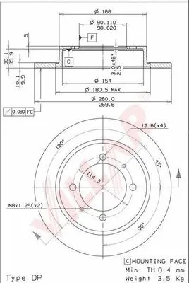 Brake Disc (628.1179)