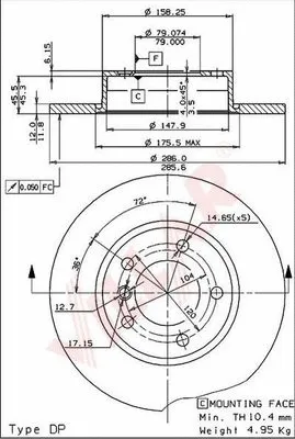Brake Disc (628.0196)