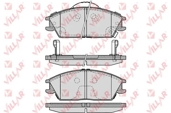 Brake Pad Set, disc brake (626.1222)