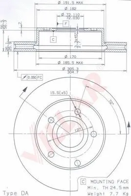 Brake Disc (628.1214)