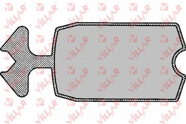 Brake Pad Set, disc brake (626.0115)