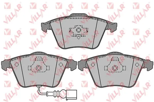 Brake Pad Set, disc brake (626.1270)