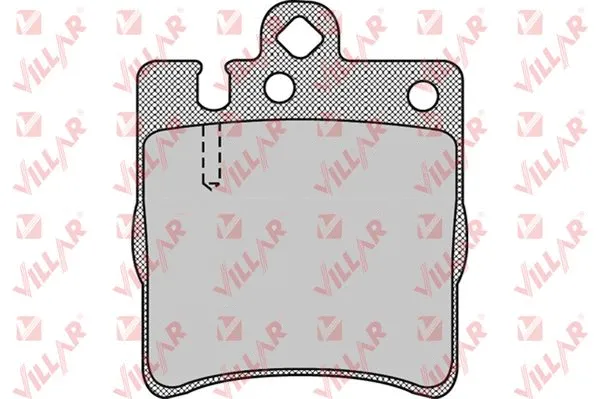 Brake Pad Set, disc brake (626.0957)
