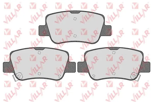 Brake Pad Set, disc brake (626.1522)
