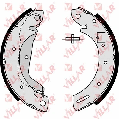 Brake Shoe Set (629.0230)