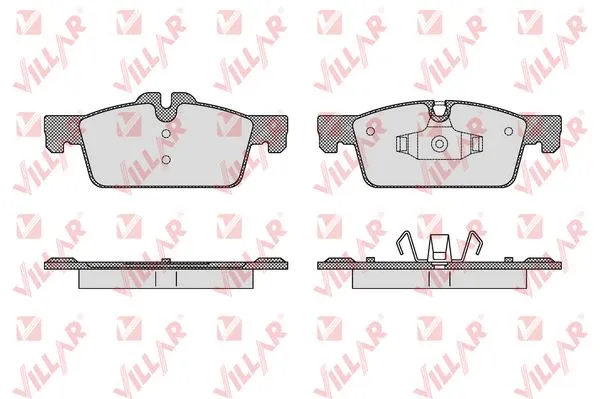 Brake Pad Set, disc brake (626.1626)