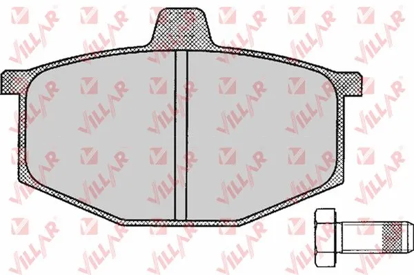 Brake Pad Set, disc brake (626.0151)