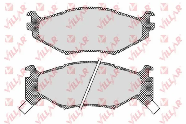 Brake Pad Set, disc brake (626.0454)