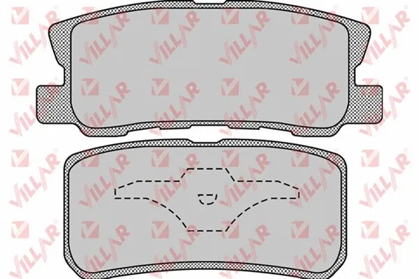 Brake Pad Set, disc brake (626.0954)