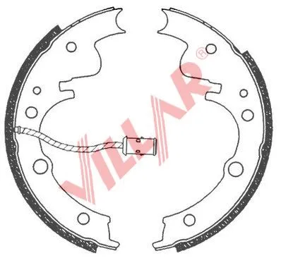 Brake Shoe Set (629.0684)