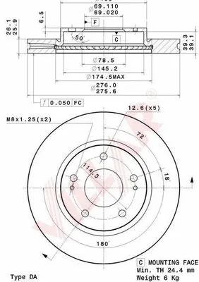 Brake Disc (628.2075)