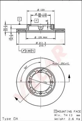 Brake Disc (628.2154)