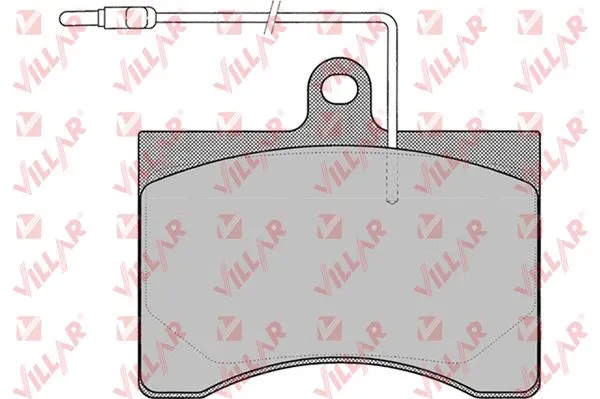 Brake Pad Set, disc brake (626.0008)