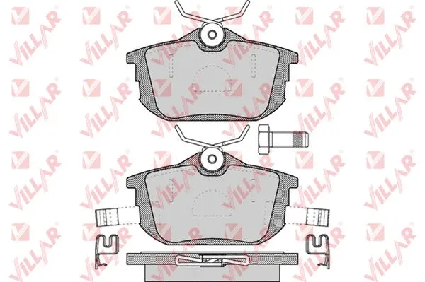 Brake Pad Set, disc brake (626.0621)
