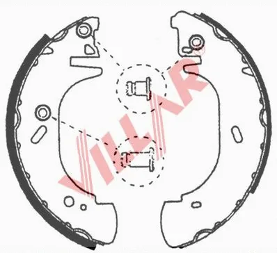 Brake Shoe Set (629.0634)