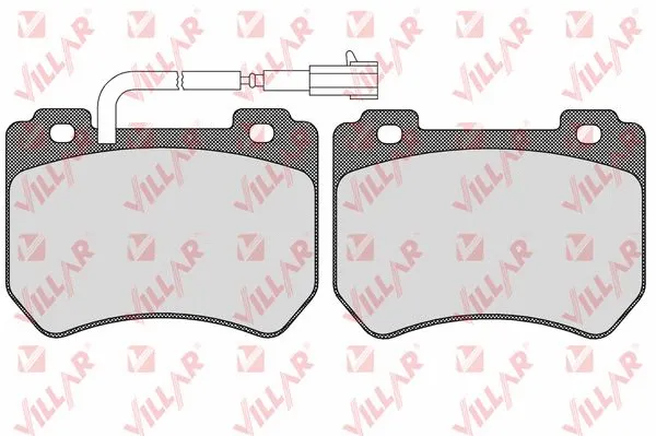 Brake Pad Set, disc brake (626.1552)