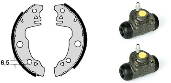Brake Shoe Set (608.7792)