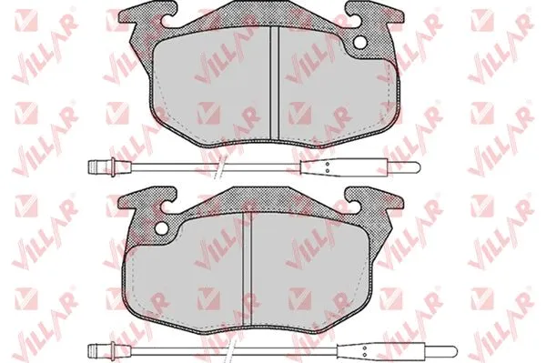 Brake Pad Set, disc brake (626.0384)