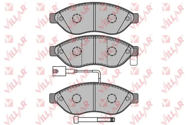 Brake Pad Set, disc brake (626.1287)