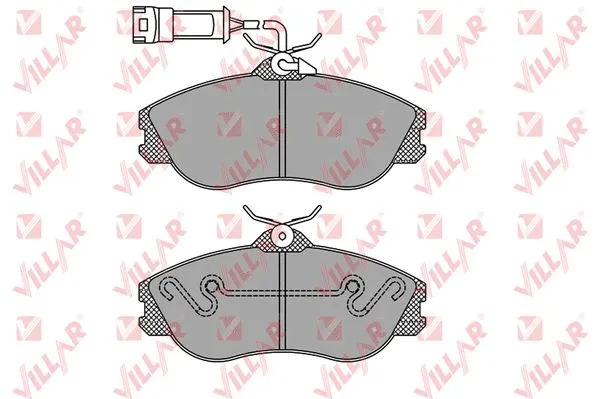 Brake Pad Set, disc brake (626.0350)