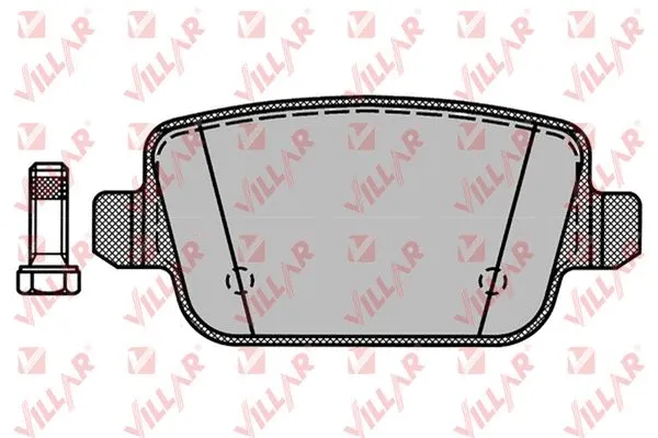 Brake Pad Set, disc brake (626.1272)