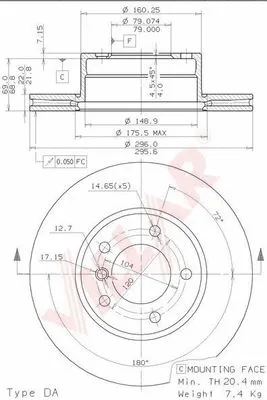 Brake Disc (628.0220)