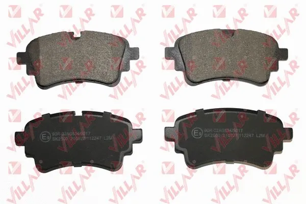 Brake Pad Set, disc brake (626.2247)