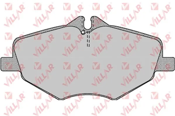 Brake Pad Set, disc brake (626.1124)