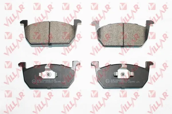 Brake Pad Set, disc brake (626.2055)