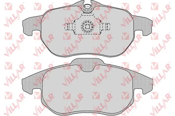 Brake Pad Set, disc brake (626.1216)