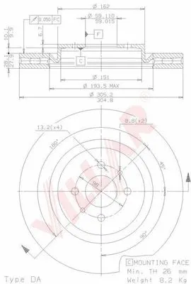Brake Disc (628.1562)