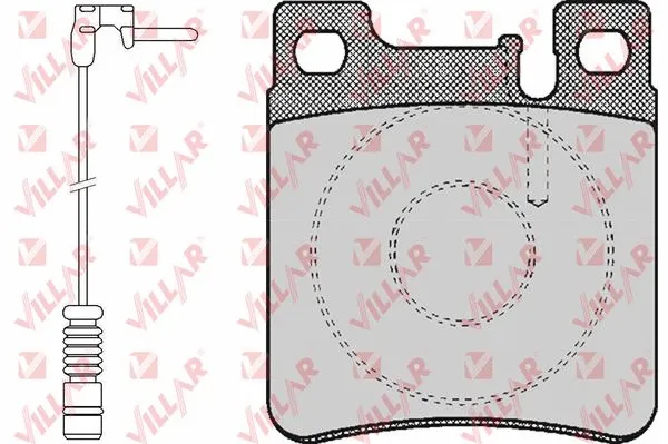 Brake Pad Set, disc brake (626.0477A)