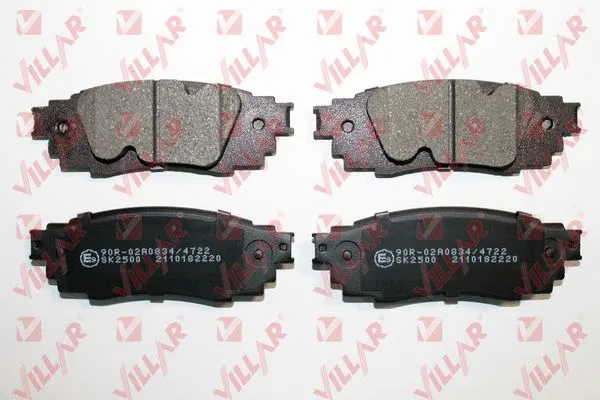 Brake Pad Set, disc brake (626.2220)