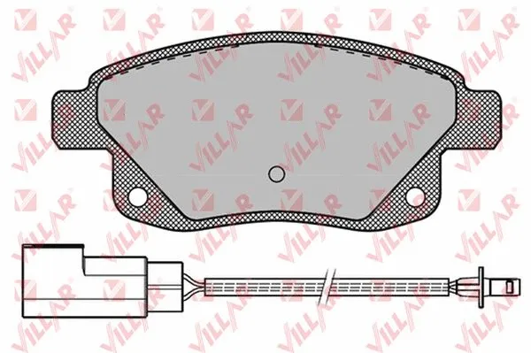 Brake Pad Set, disc brake (626.1261)
