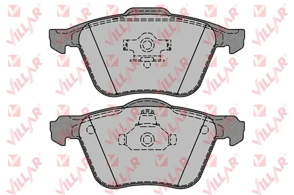 Brake Pad Set, disc brake (626.1286)