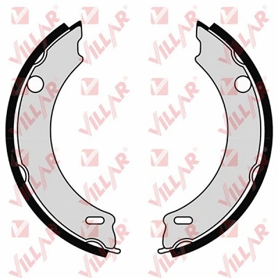 Brake Shoe Set, parking brake (629.0435)