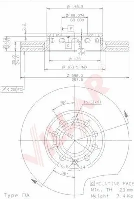 Brake Disc (628.1921)