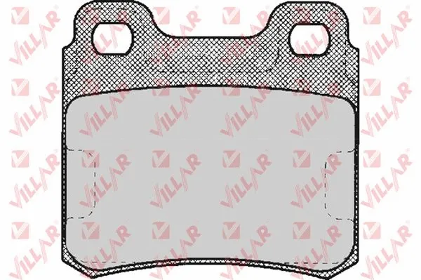 Brake Pad Set, disc brake (626.0317)