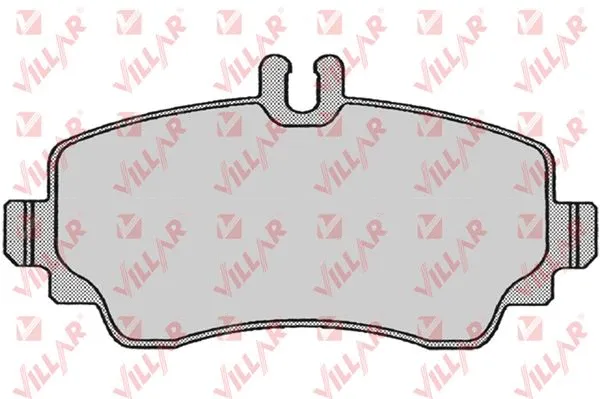 Brake Pad Set, disc brake (626.0670)