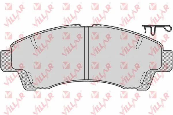 Brake Pad Set, disc brake (626.0818)