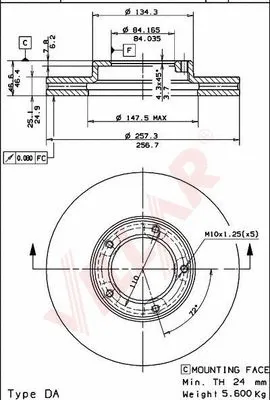 Brake Disc (628.1589)